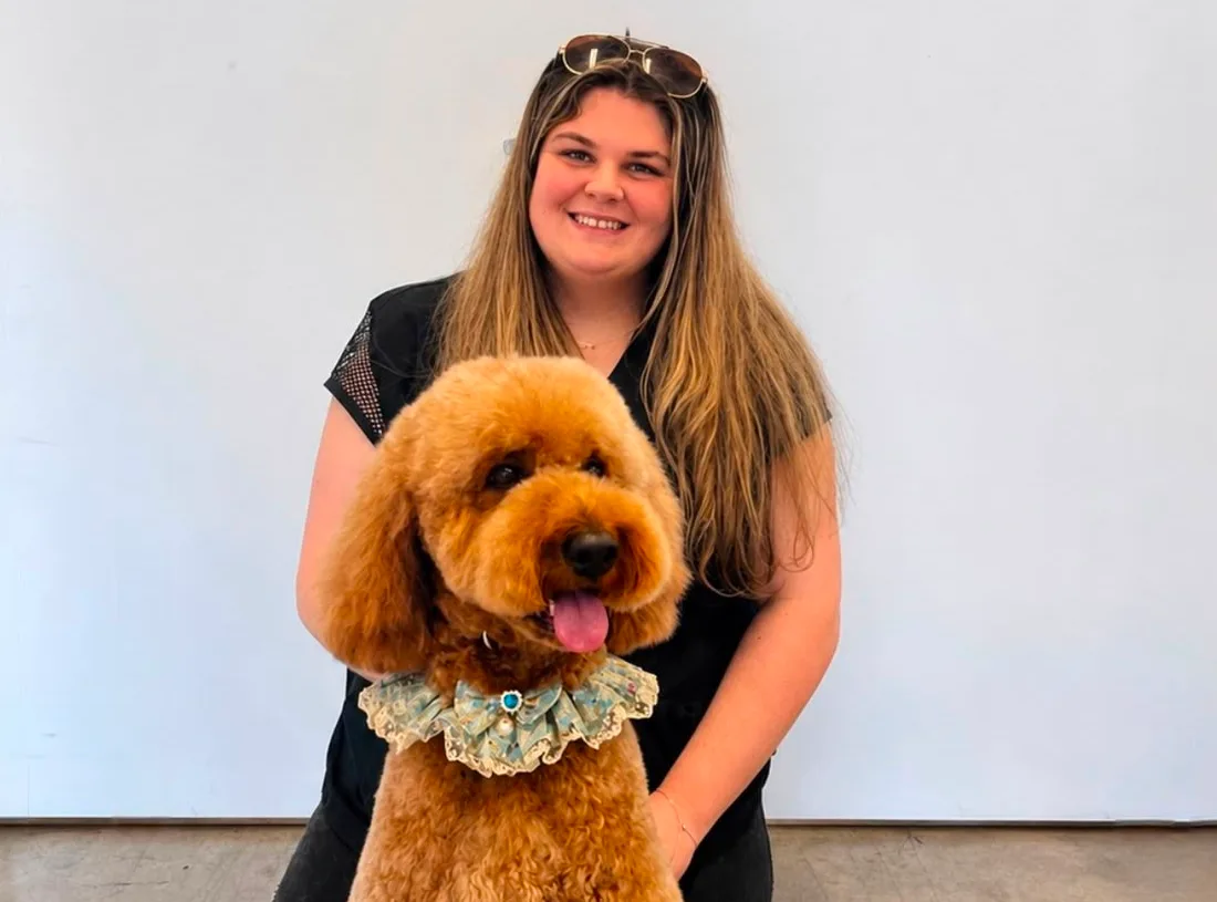 Kim Axcell, stylist at the Pet Fresh Grooming Gallery